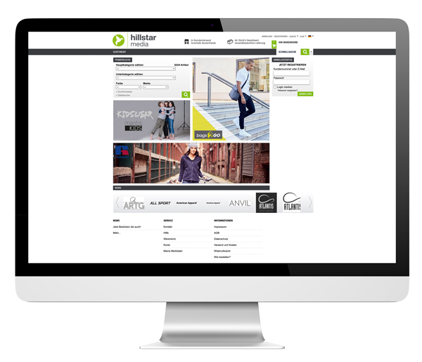 Mitarbeitertextilshop