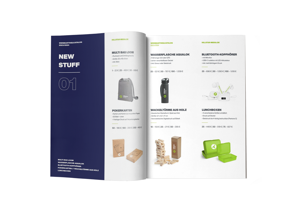 Werbemittelkatalog